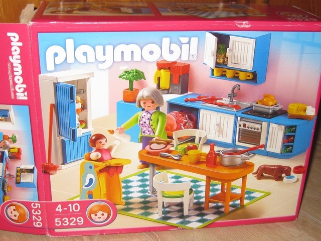 playmobil kitchen set